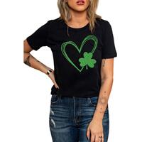 Azura Exchange Heart Print Short Sleeve Tee - 2XL thumbnail