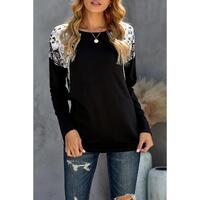 Azura Exchange Leopard Snakeskin Print Long Sleeve Top - M thumbnail