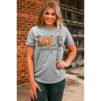 Azura Exchange Pumpkin Leopard T-Shirt - Love Fall Yall - S thumbnail