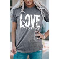 Azura Exchange LOVE everybody Graphic T-shirt - L thumbnail