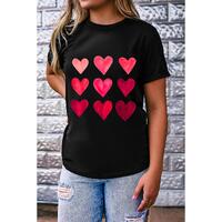 Azura Exchange Heart Graphic Tee for Valentines Day - 2XL thumbnail