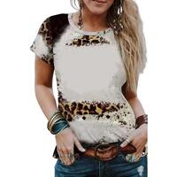 Azura Exchange Leopard Short Sleeve Top - L thumbnail