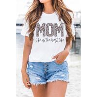 Azura Exchange Leopard Print Graphic T Shirt - L thumbnail