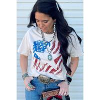 Azura Exchange Graphic Print Crew Neck T Shirt - L thumbnail