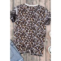 Azura Exchange Animal Print Bleached T-Shirt - XL thumbnail