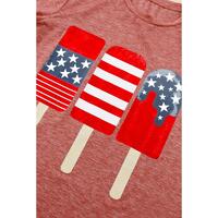 Azura Exchange Patriotic Popsicles Tee - M thumbnail