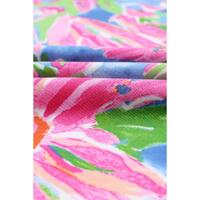 Azura Exchange Loose Fit Floral Print V Neck T Shirt - S thumbnail