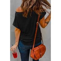 Azura Exchange Pocketed Tee with Side Slits - M thumbnail