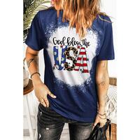 Azura Exchange God Bless the USA Print T-Shirt - S thumbnail