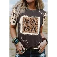 Azura Exchange Leopard Graphic Crew Neck Tee - M thumbnail