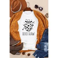 Azura Exchange BOO HAW Graphic Crew Neck Tee - L thumbnail