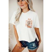 Azura Exchange Double-Side Cowboy Hat & Boots Graphic Tee - L thumbnail