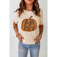 Azura Exchange Leopard Pumpkin Print T Shirt - M thumbnail