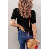 Azura Exchange Mixed Cotton Crew Neck T-Shirt with Holes - L thumbnail