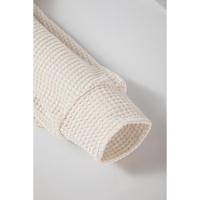 Apricot Waffle Knit Splits Batwing Sleeve Oversized Top - L thumbnail