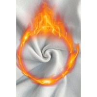 Black Mock Neck Thermal Lined Long Sleeve Tee - M thumbnail