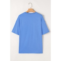 Sky Blue Rodeo Forever Western Graphic Tee - L thumbnail
