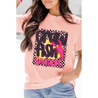 Pink Crawfish Season Graphic Casual Tee - XL thumbnail