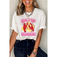 White CRAWFISH SEASON Lemon Spice Graphic Tee - 2XL thumbnail
