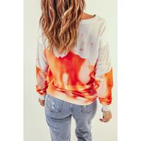 Azura Exchange Oversized Tie-dye Print Sweatshirt - M thumbnail