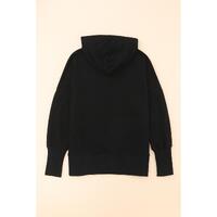 Azura Exchange Batwing Sleeve Hoodie with Pocketed Henley - S thumbnail