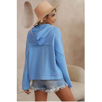 Azura Exchange Button Trim Hoodie - M thumbnail