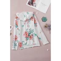 Azura Exchange Lace Contrast Long Sleeve Hoodie - M thumbnail