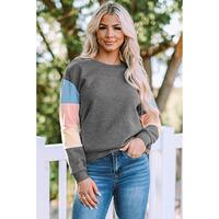 Azura Exchange Long Sleeve Colorblock Sweatshirt - M thumbnail