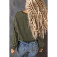 Azura Exchange Cropped Drop Shoulder Sweatshirt - XL thumbnail