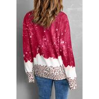 Azura Exchange Leopard Bleached Pullover Sweatshirt - M thumbnail