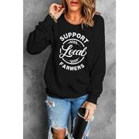 Azura Exchange Local Farmers Print Long Sleeve Sweatshirt - 2XL thumbnail