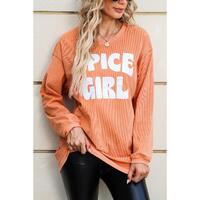 Azura Exchange Corded Spicy Girl Graphic Sweatshirt - S thumbnail