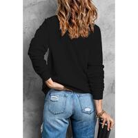Azura Exchange Hey Boo Long Sleeve Pullover Sweatshirt - M thumbnail