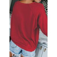 Azura Exchange French Terry Cotton Blend Sweatshirt - S thumbnail