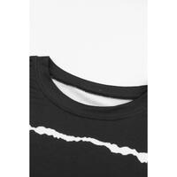 Azura Exchange Abstract Striped Long Sleeve Sweatshirt - S thumbnail
