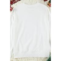 Azura Exchange Slogan Letters Print Long Sleeve Sweatshirt - M thumbnail