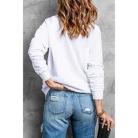 Azura Exchange Leopard Snowflake Pullover Sweatshirt - S thumbnail