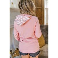 Azura Exchange Patchwork Thumb Hole Hoodie - L thumbnail