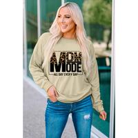 Azura Exchange Leopard Print Long Sleeve Sweatshirt - S thumbnail