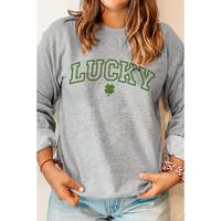 Azura Exchange Clover Embroidered Pullover Sweatshirt - L thumbnail