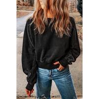 Azura Exchange Acid Wash Open Back Sweatshirt - XL thumbnail