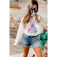 Azura Exchange LONG LIVE COWBOY WILD WEST Sweatshirt - M thumbnail