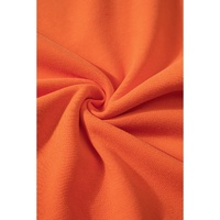 Russet Orange Solid Fleece Lined Drop Shoulder Terry Sweatshirt - 2XL thumbnail