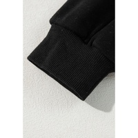 Gray Two Tone Patchwork Drop Shoulder Pullover Sweatshirt - L thumbnail