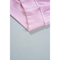 Pink Hugs and Kisses Pop Up Embroidered Raglan Sleeve Sweatshirt - M thumbnail