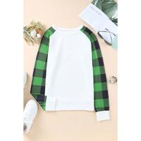 Azura Exchange Plaid Long Sleeve Sweatshirt - S thumbnail