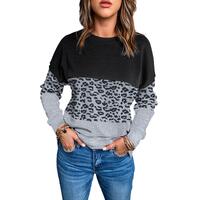 Azura Exchange Contrast Stitching Colorblock Sweatshirt - S thumbnail