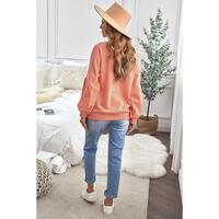 Azura Exchange Patchwork Sleeve Pullover Sweatshirt - L thumbnail