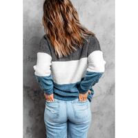 Azura Exchange Colorblock Plush Sweatshirt - XL thumbnail