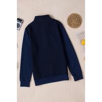 Azura Exchange Luxury Waffle Zip Up Sweatshirt - M thumbnail